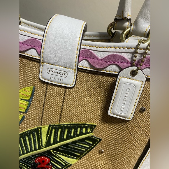 Coach ladybug Hampton handbag, tote, limited edition 4439 - Picture 4 of 15